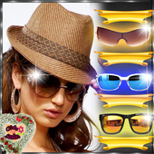 Editor delle foto di occhiali sole delle ragazze icon