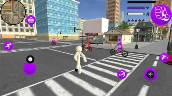 Mummy Stickman Rope Hero City Gangstar Mafia screenshot 3