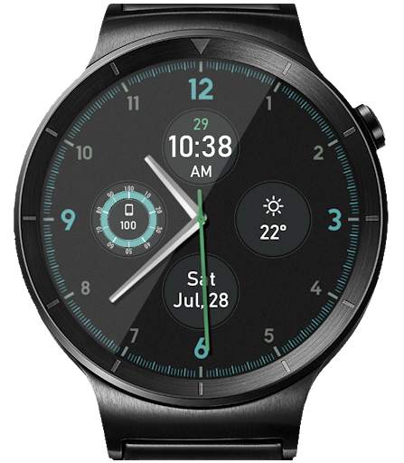 Simply Minimal HD Watch Face Widget Live Wallpaper screenshot 16