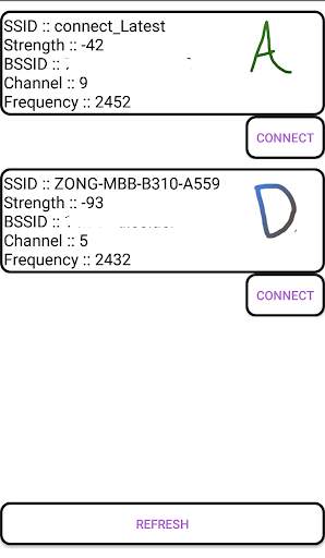WiFi Signal Strength Compare screenshot 1