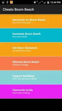 Cheats Boom Beach screenshot 1