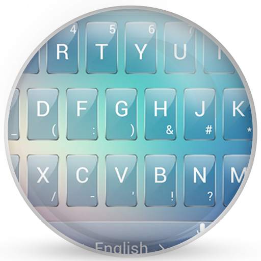 Keyboard Theme Glass Blur 100
