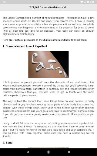 Photography for Beginners screenshot 8