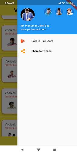 Tamil Vadivelu 400  Stickers screenshot 4