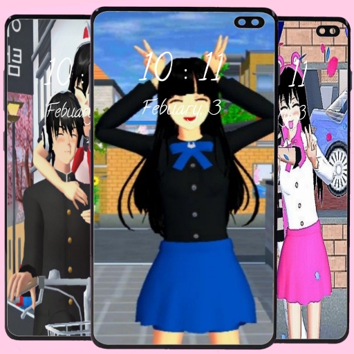 sakura school wallpaper girls icon