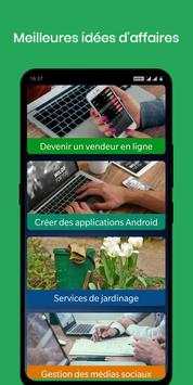 Gagner de l'argent en ligne - 45  idées d'affaires screenshot 1