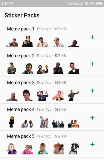 Meme Stickers for Whatsapp - popular memes screenshot 1