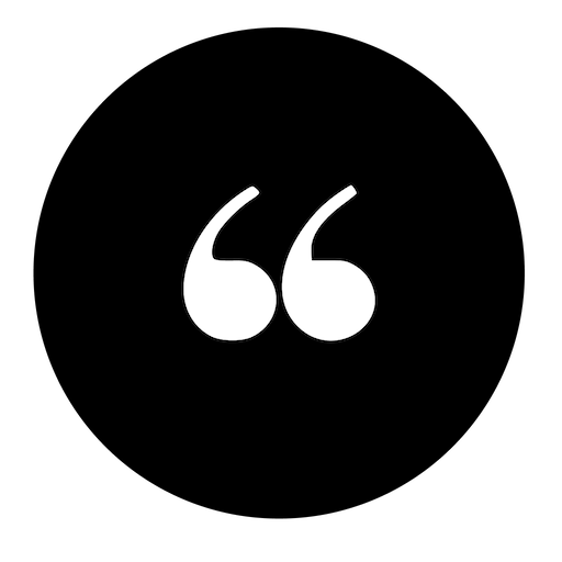 Minimalist Quotes App - just swipe for a new quote icon