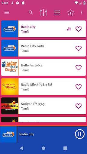 Online Radios - Indian Radio Channels FM screenshot 3