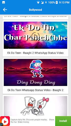 Video status screenshot 2