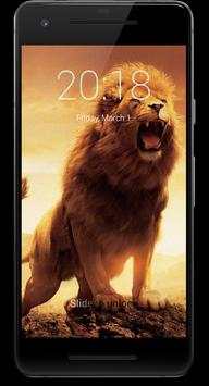 Lion King of The Jungle Lock Screen screenshot 3