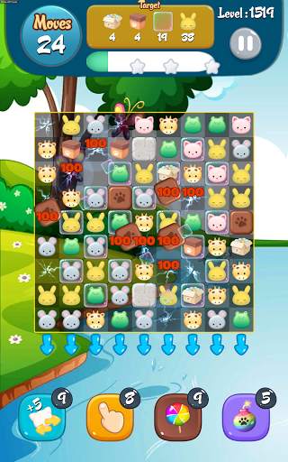 Candy Animal - Match 3 No Ads screenshot 24