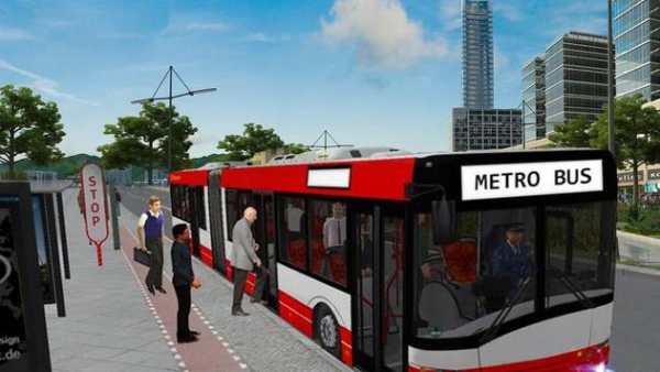World luxury Metro Bus City Simulator 2019 screenshot 1