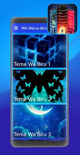 WA Warna Biru Terbaru 2020 screenshot 1