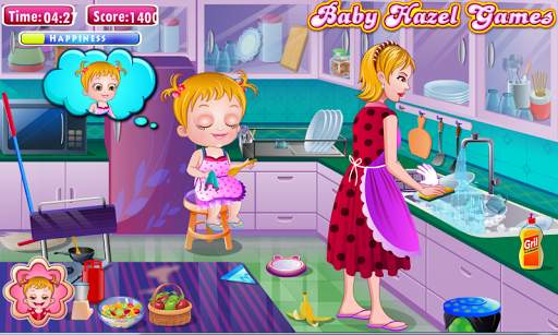 Baby Hazel Cleaning Time screenshot 4