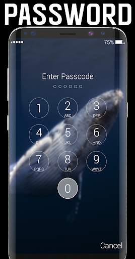 Blue Whale Lock Screen screenshot 2