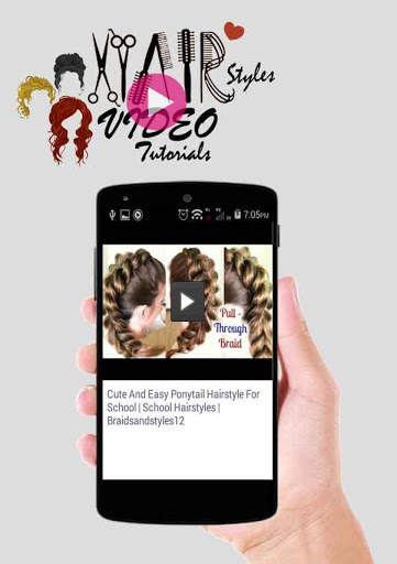 Hairstyles video tutorials screenshot 5