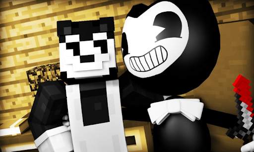 Bendy Ink Machine Mod for Minecraft PE screenshot 1