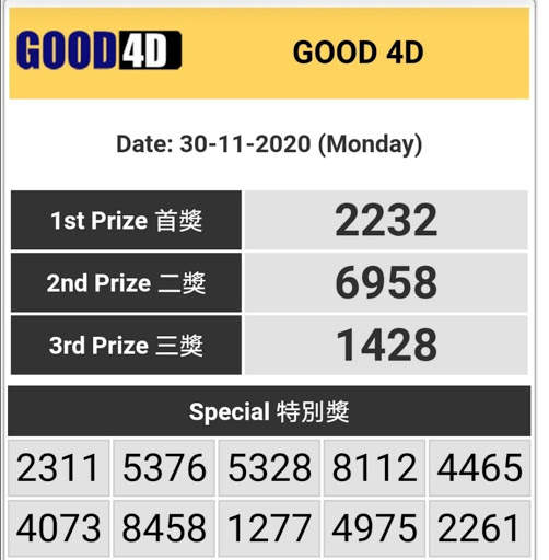 4D Live Draw Result screenshot 6