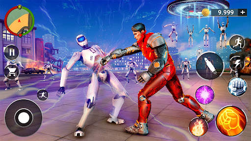 Iron Fighting: Hero Rope Game screenshot 6