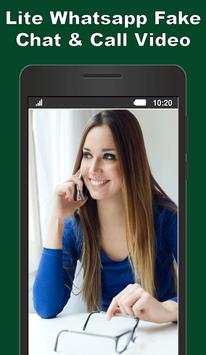 Lite WhatsApp Chat & Fake Call Video screenshot 4