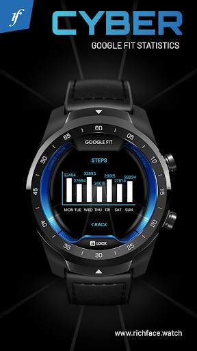 Cyber Watch Face скриншот 5
