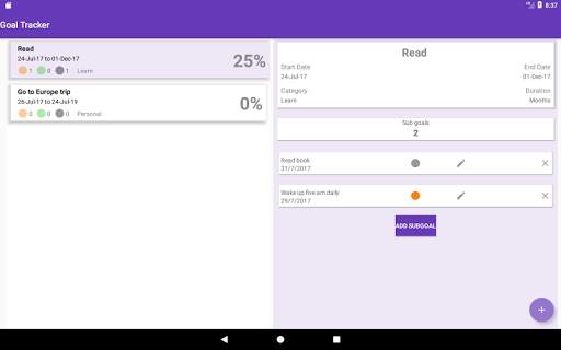 Goal Tracker - break your goal screenshot 6