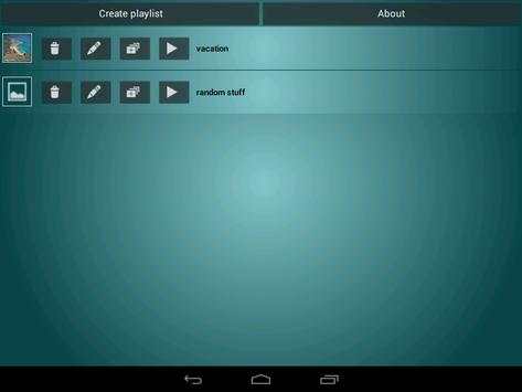 Photo Playlists Slideshow 7 تصوير الشاشة