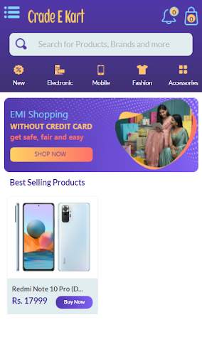SHOP ON EMI ,BUY NOW PAY LATER APP - CRADE E KART screenshot 3