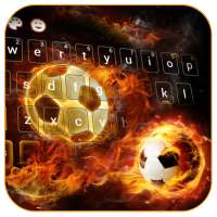 Fire Football Kick Keypad Theme logo