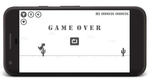 Offline Dino Runner screenshot 4