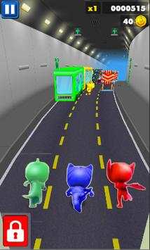 Pj Subway Dash Masks Adventure 3D скриншот 4