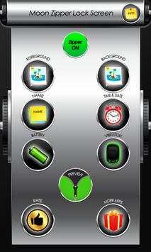 Moon Zipper Lock Screen screenshot 2