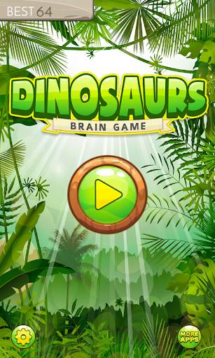 Brain games : Dinosaur : Memory training *Free screenshot 1