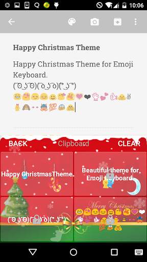 Merry Christmas Emoji Keyboard screenshot 4