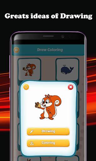 Animal Sketch and Color App screenshot 3
