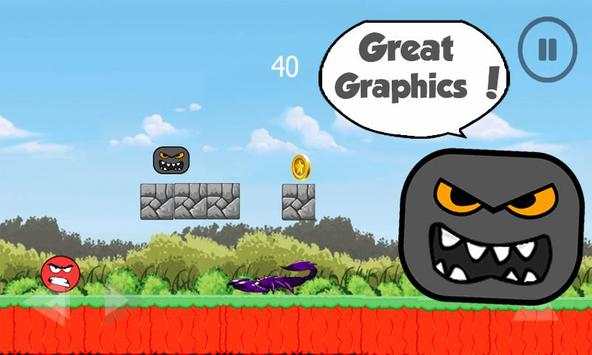 free red Angry ball 4 Volume 3 (Unofficial ) screenshot 3