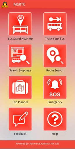 MSRTC Commuter App screenshot 1