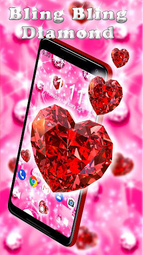 Bling Bling Diamond APUS Live  screenshot 1