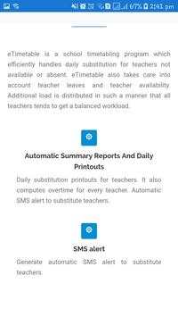 eTimetable screenshot 6