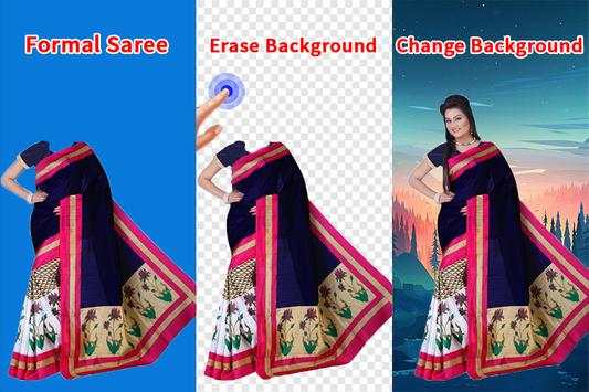 Woman Fashion Saree Photo Suit screenshot 1