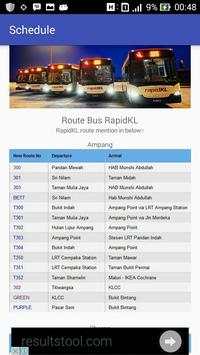 Rapid KL Bus Schedule screenshot 4