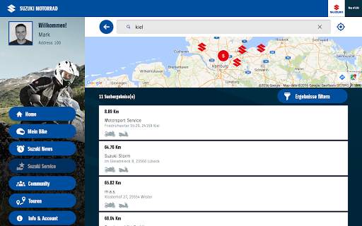Suzuki Motorrad App screenshot 12