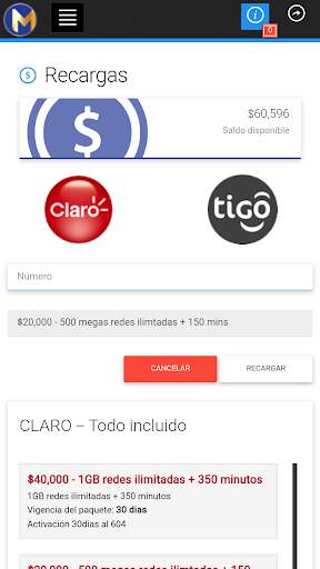 Multirecargas WAP Colombia скриншот 4