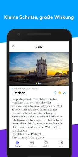 My Daily Input - Deine App für neues Wissen screenshot 4