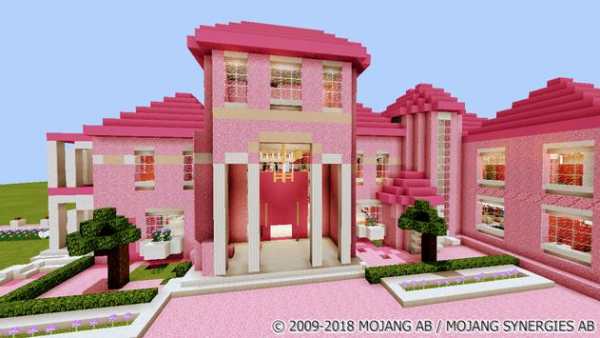 Pink House for Girls. Minecraft Map screenshot 4