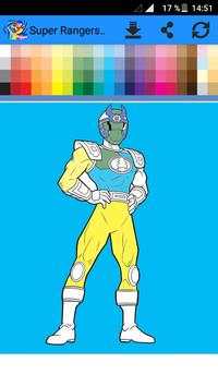 Rangers Colouring Book 2 تصوير الشاشة