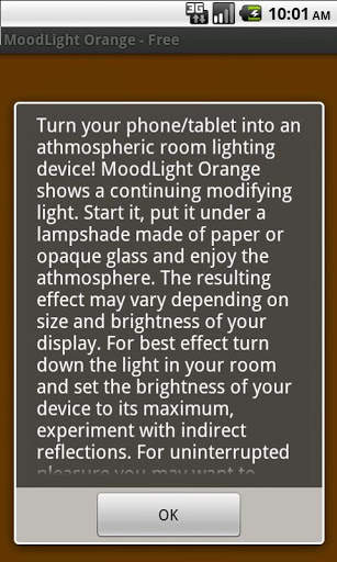 MoodLight Orange - Free screenshot 2