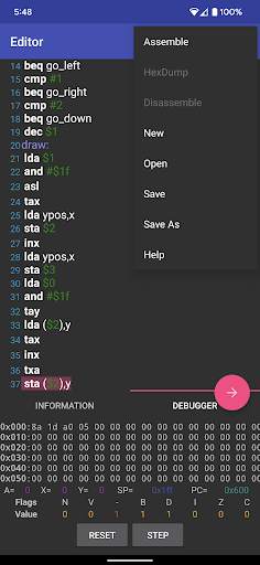 Learn 6502 Assembly скриншот 7