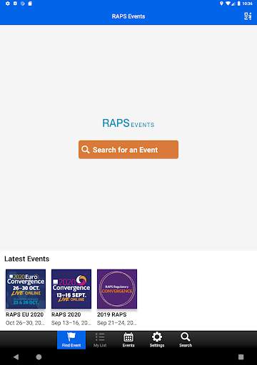 RAPS Events screenshot 6